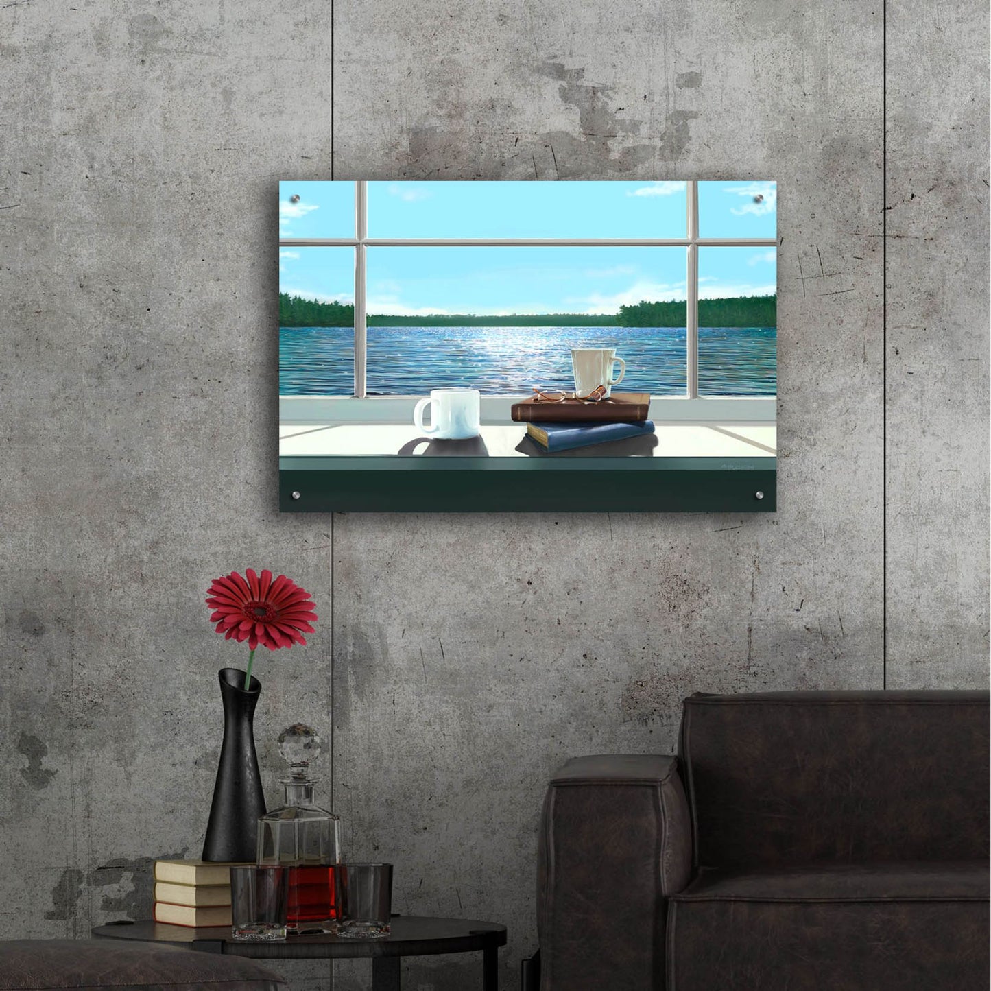 Epic Art 'Sea Views 2' by Murray Henderson Fine Art, Acrylic Glass Wall Art,36x24