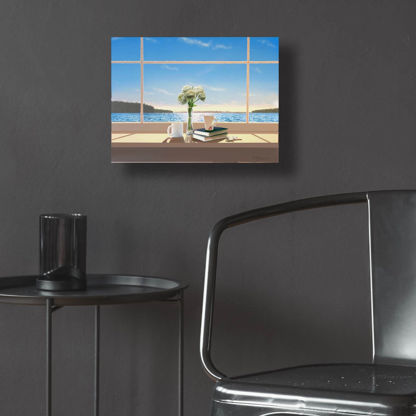 Epic Art 'Sea Views' by Murray Henderson Fine Art, Acrylic Glass Wall Art,16x12