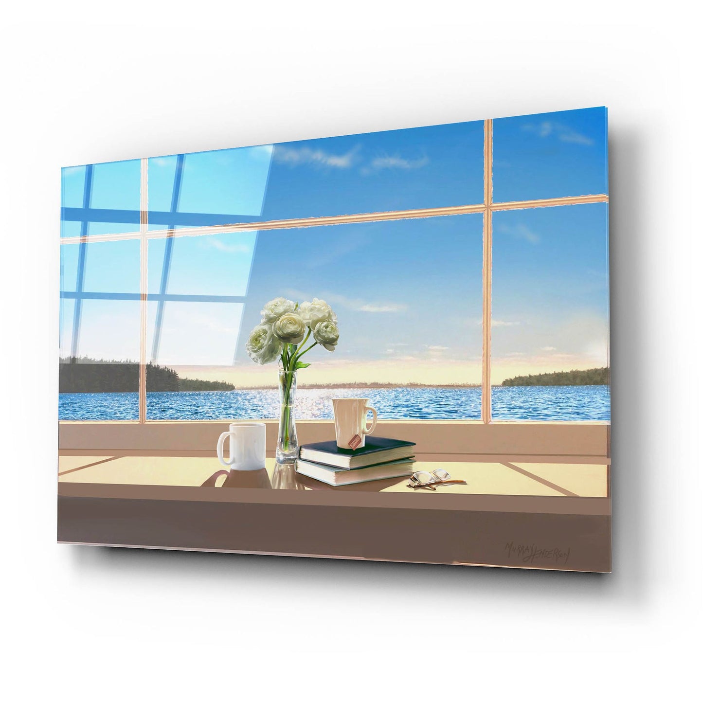 Epic Art 'Sea Views' by Murray Henderson Fine Art, Acrylic Glass Wall Art,24x16
