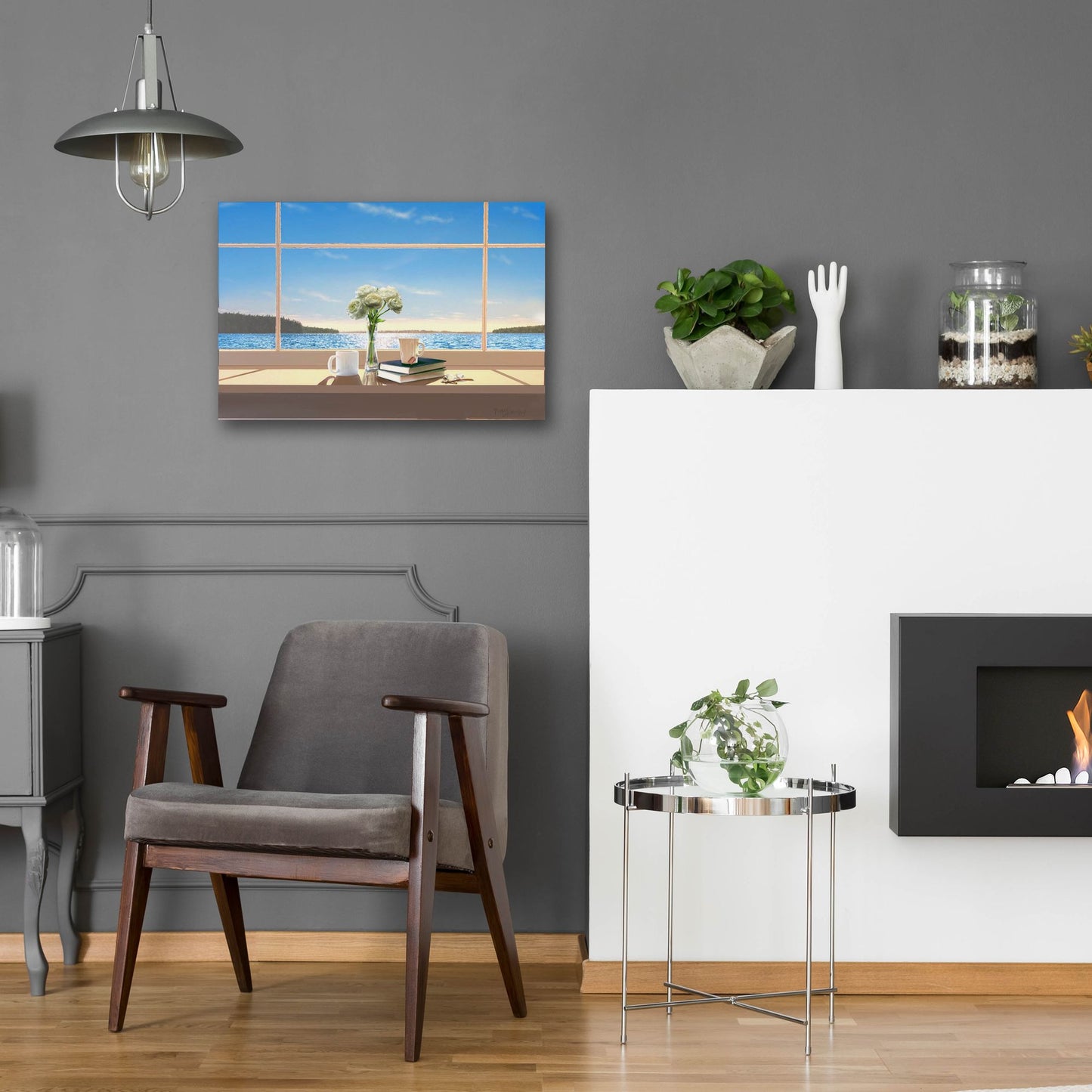 Epic Art 'Sea Views' by Murray Henderson Fine Art, Acrylic Glass Wall Art,24x16