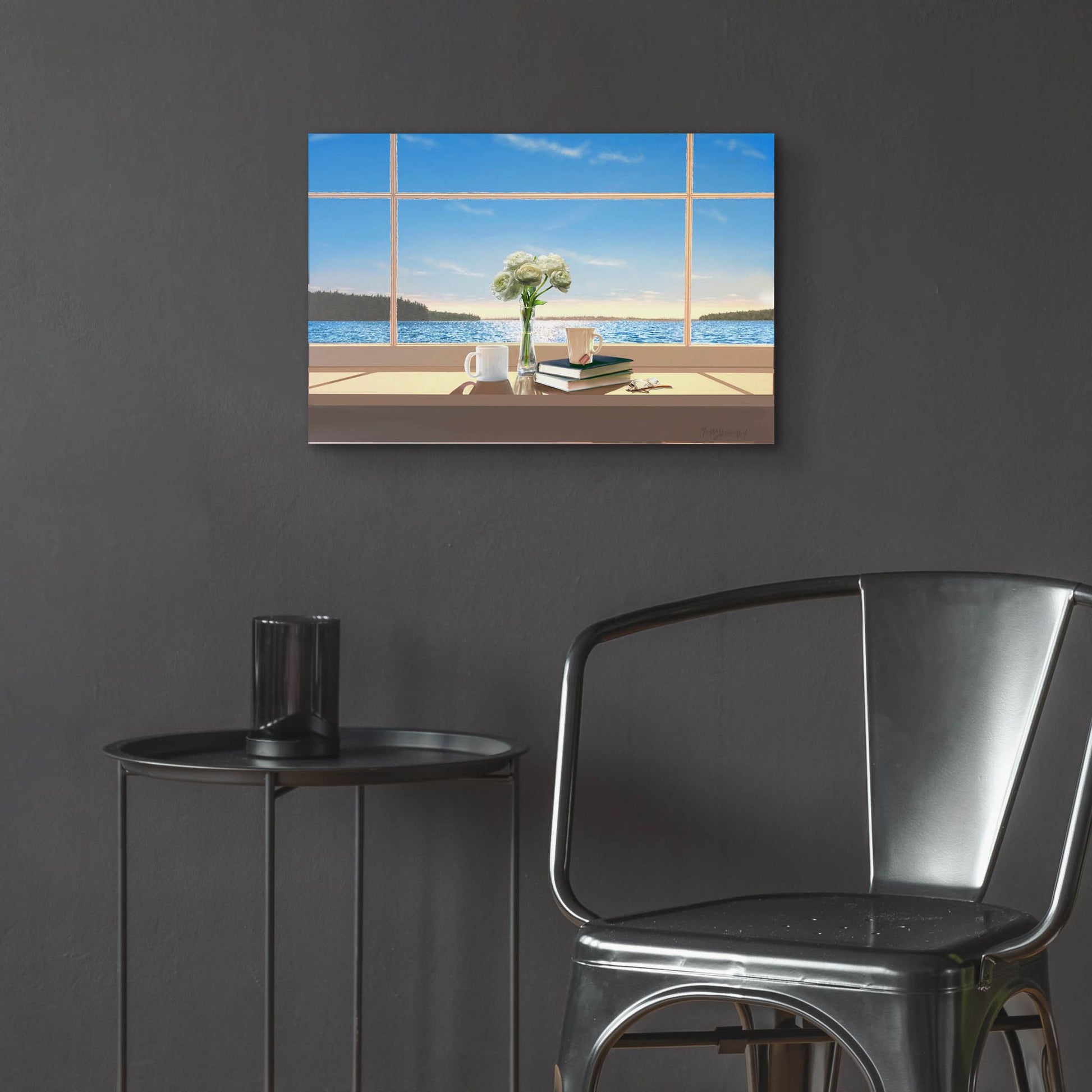 Epic Art 'Sea Views' by Murray Henderson Fine Art, Acrylic Glass Wall Art,24x16