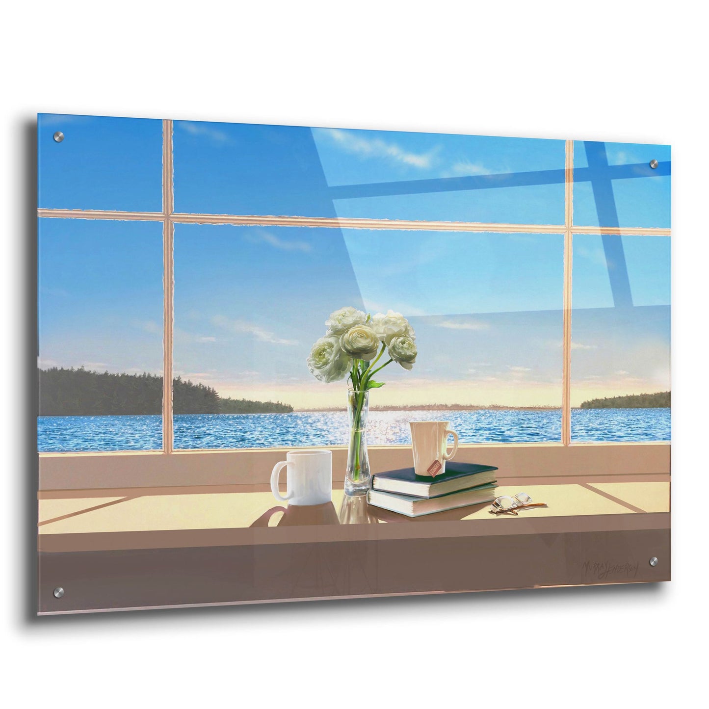 Epic Art 'Sea Views' by Murray Henderson Fine Art, Acrylic Glass Wall Art,36x24