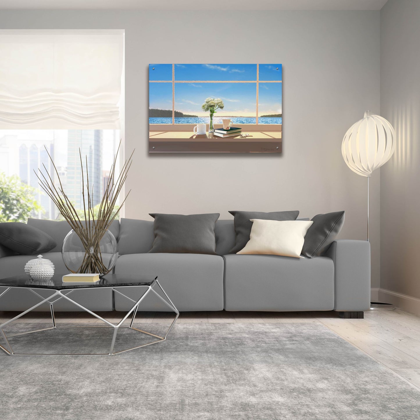 Epic Art 'Sea Views' by Murray Henderson Fine Art, Acrylic Glass Wall Art,36x24