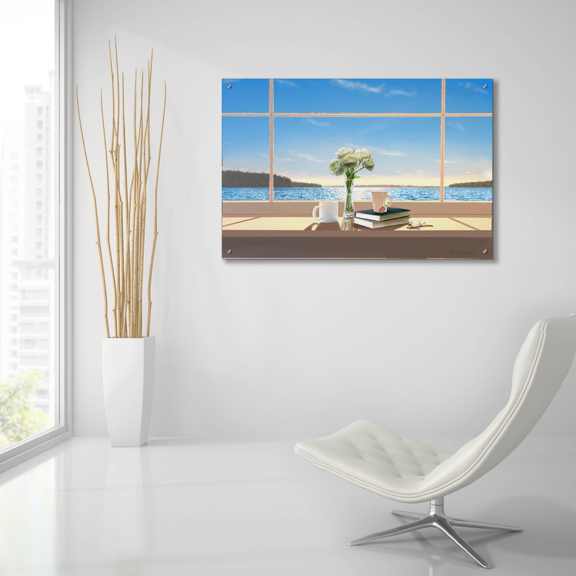 Epic Art 'Sea Views' by Murray Henderson Fine Art, Acrylic Glass Wall Art,36x24