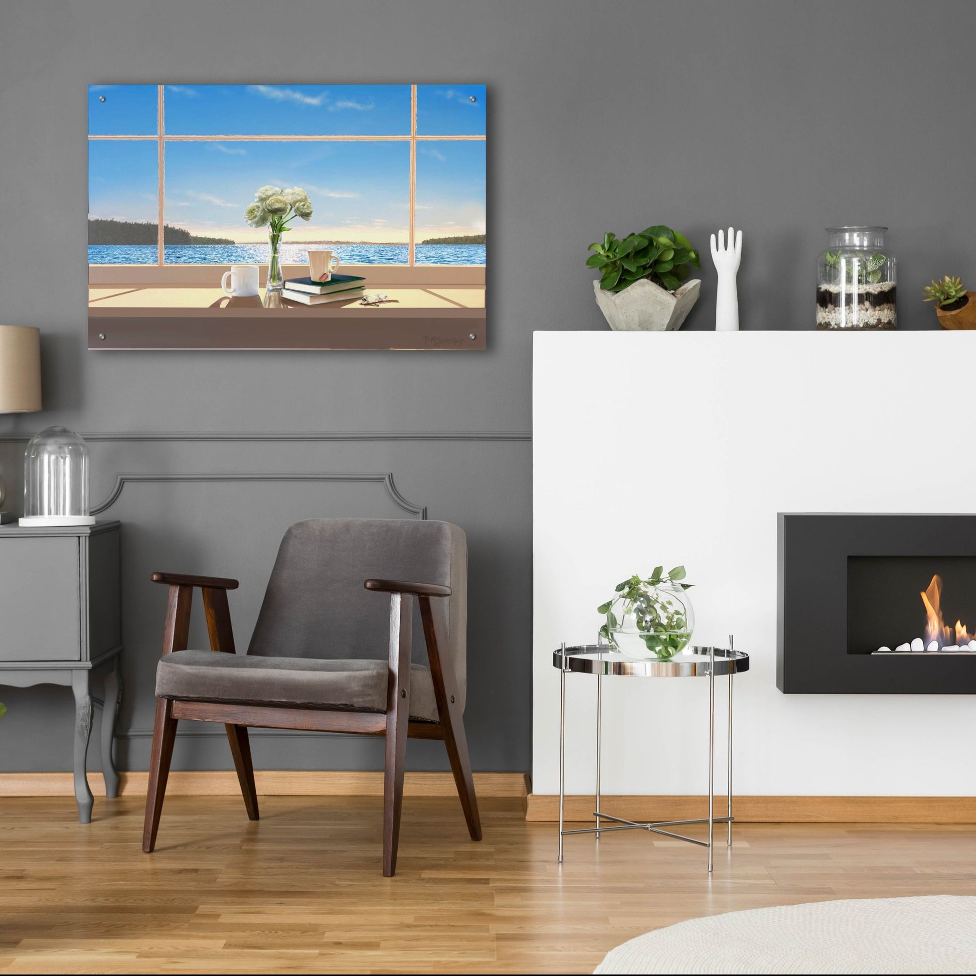 Epic Art 'Sea Views' by Murray Henderson Fine Art, Acrylic Glass Wall Art,36x24