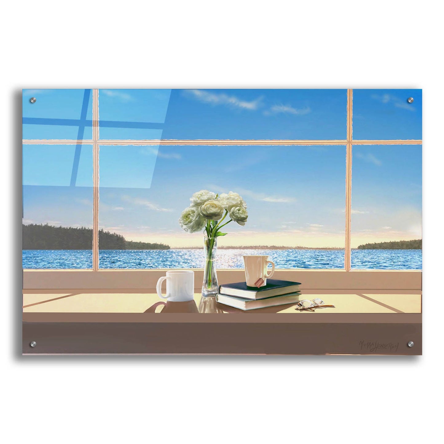 Epic Art 'Sea Views' by Murray Henderson Fine Art, Acrylic Glass Wall Art,36x24