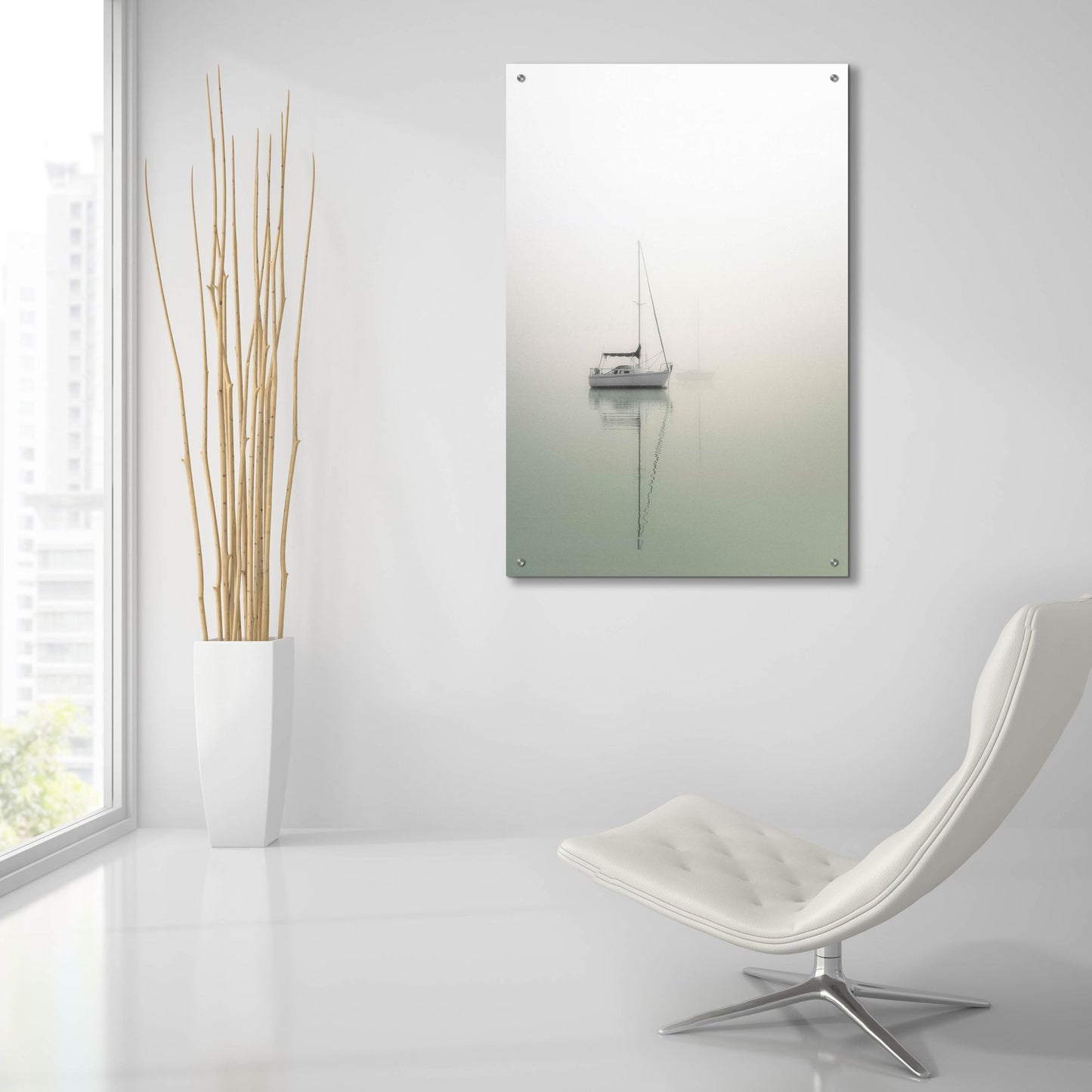 Epic Art 'Sailboats' by Nicholas Bell Photography, Acrylic Glass Wall Art,24x36