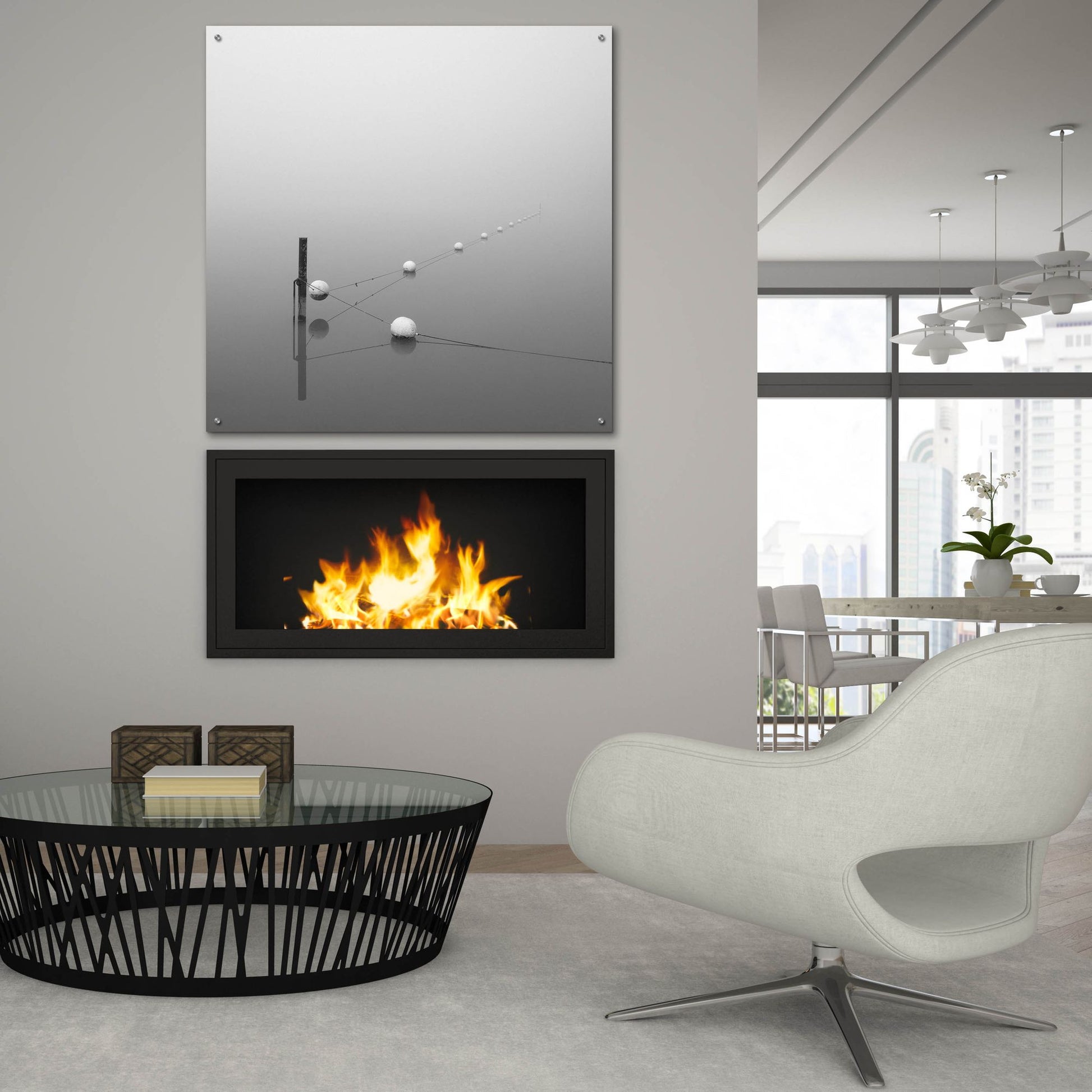 Epic Art 'Suspension' by Nicholas Bell Photography, Acrylic Glass Wall Art,36x36