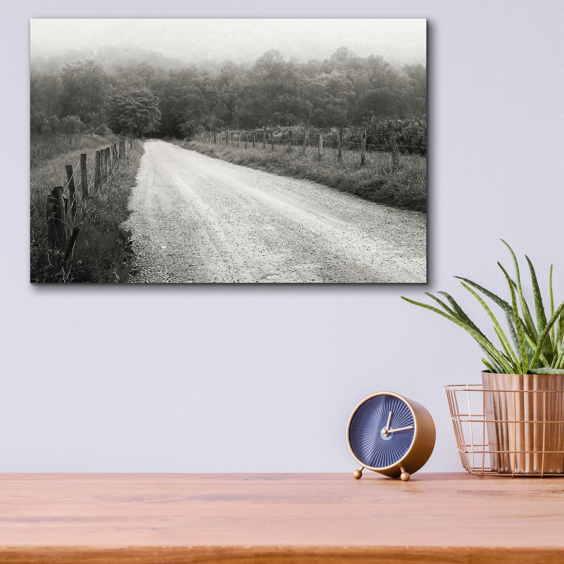 Epic Art 'Timeless Drive' by Nicholas Bell Photography, Acrylic Glass Wall Art,16x12