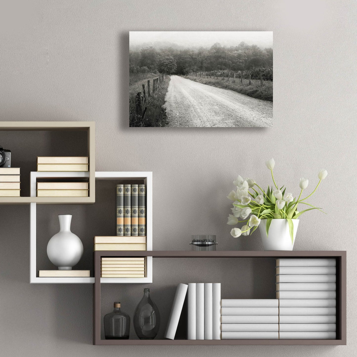 Epic Art 'Timeless Drive' by Nicholas Bell Photography, Acrylic Glass Wall Art,24x16