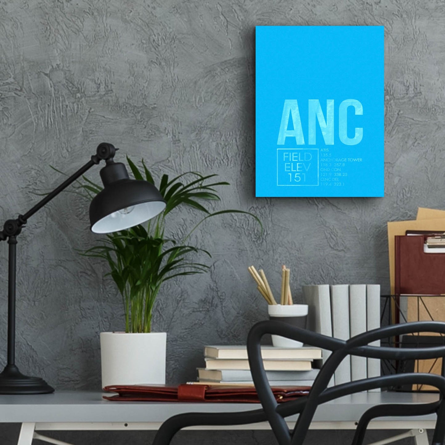 Epic Art 'ANC ATC' by O8 Left, Acrylic Glass Wall Art,12x16