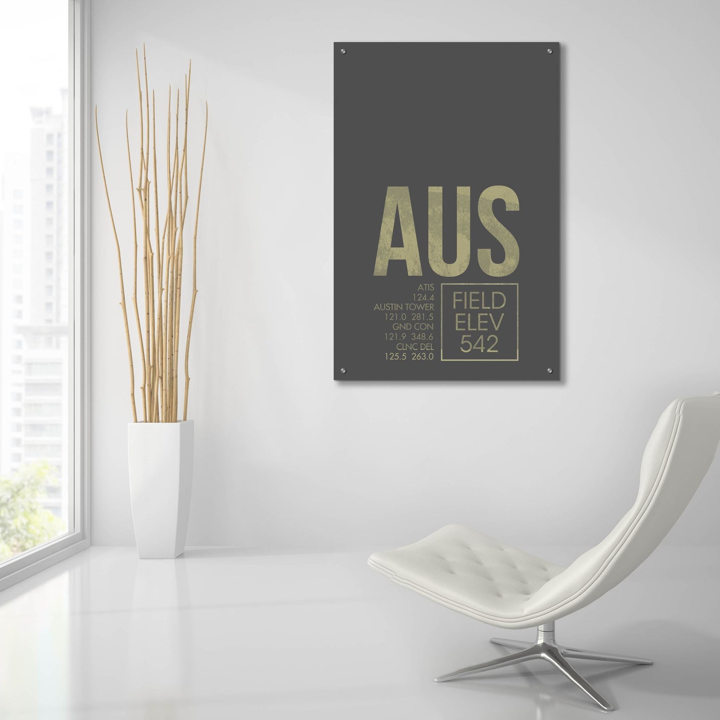 Epic Art 'AUS ATC' by O8 Left, Acrylic Glass Wall Art,24x36