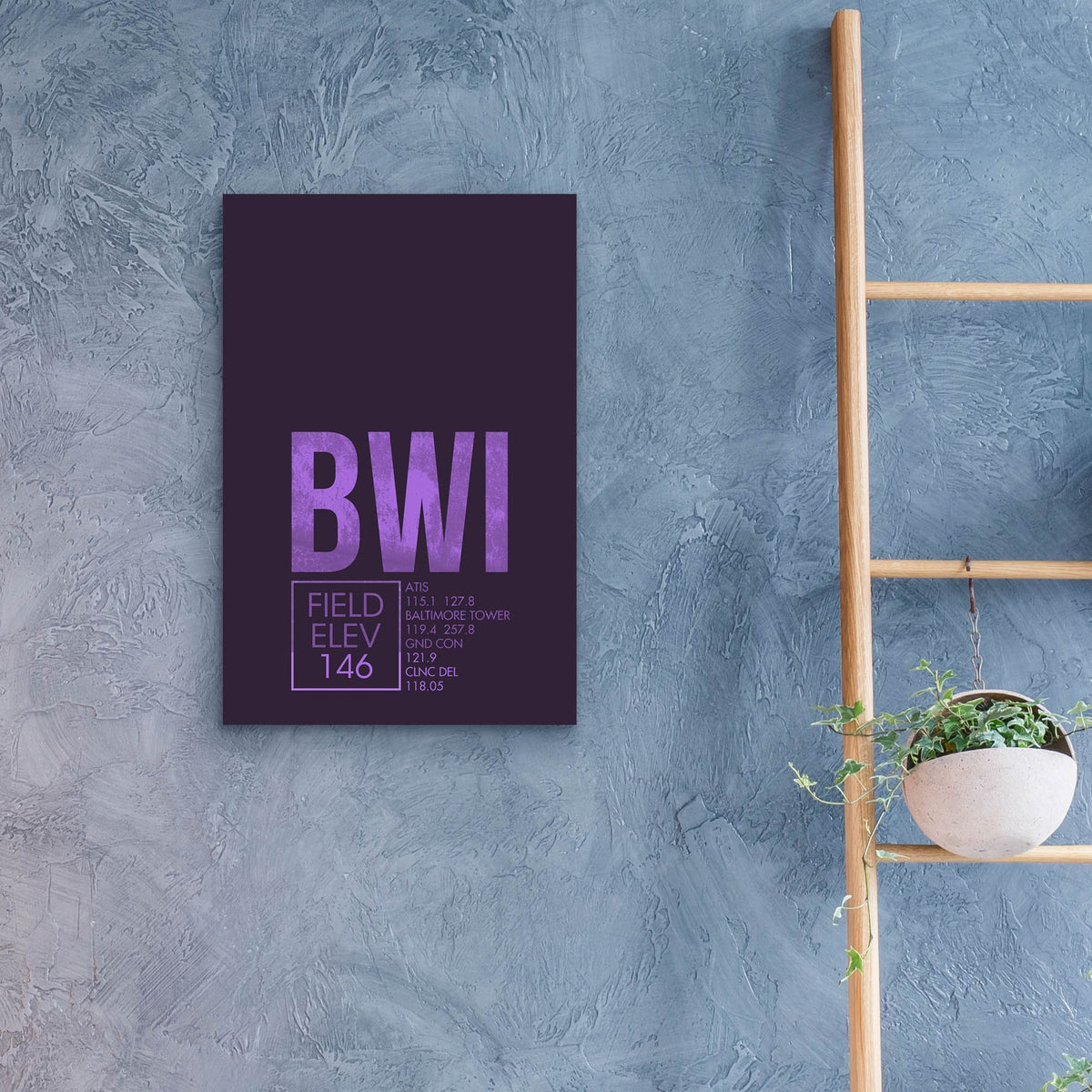 Epic Art 'BWI ATC' by O8 Left, Acrylic Glass Wall Art,16x24
