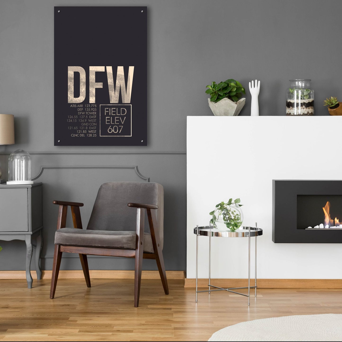 Epic Art 'DFW ATC' by O8 Left, Acrylic Glass Wall Art,24x36