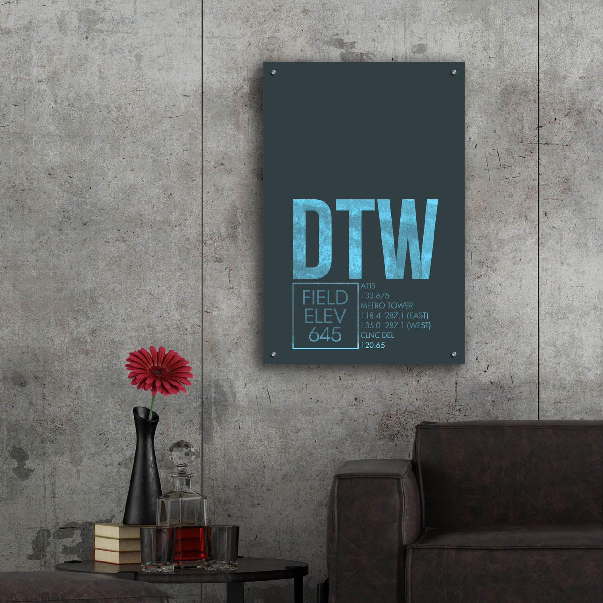 Epic Art 'DTW ATC' by O8 Left, Acrylic Glass Wall Art,24x36