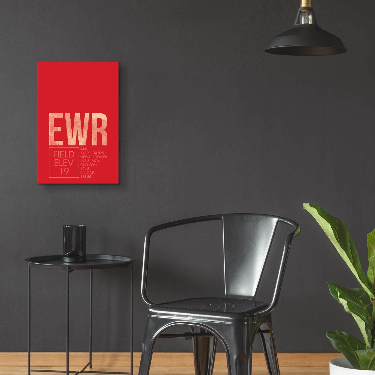 Epic Art 'EWR ATC' by O8 Left, Acrylic Glass Wall Art,16x24