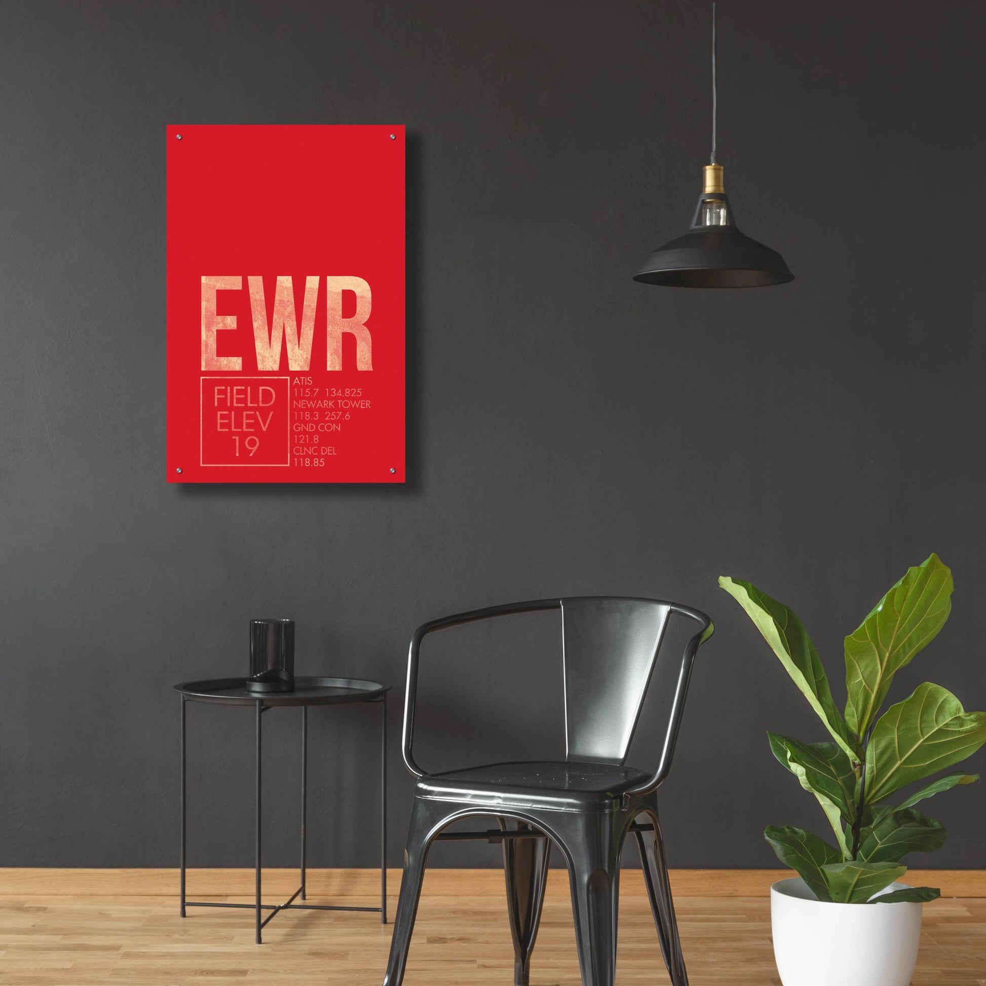 Epic Art 'EWR ATC' by O8 Left, Acrylic Glass Wall Art,24x36