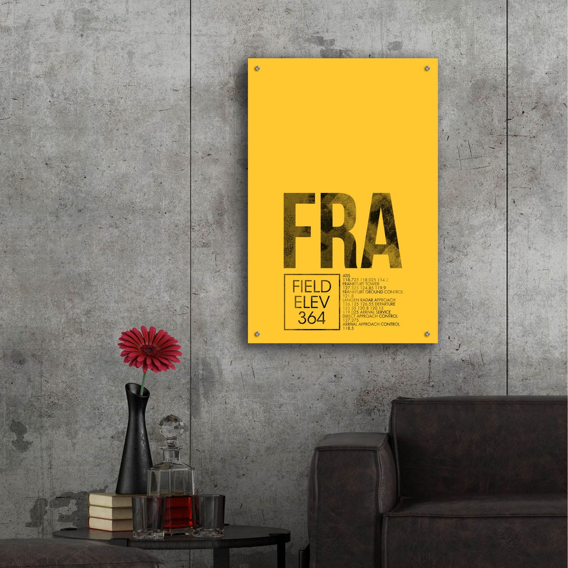 Epic Art 'FRA ATC' by O8 Left, Acrylic Glass Wall Art,24x36