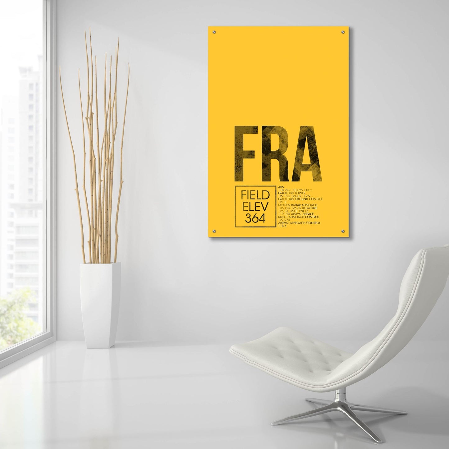 Epic Art 'FRA ATC' by O8 Left, Acrylic Glass Wall Art,24x36