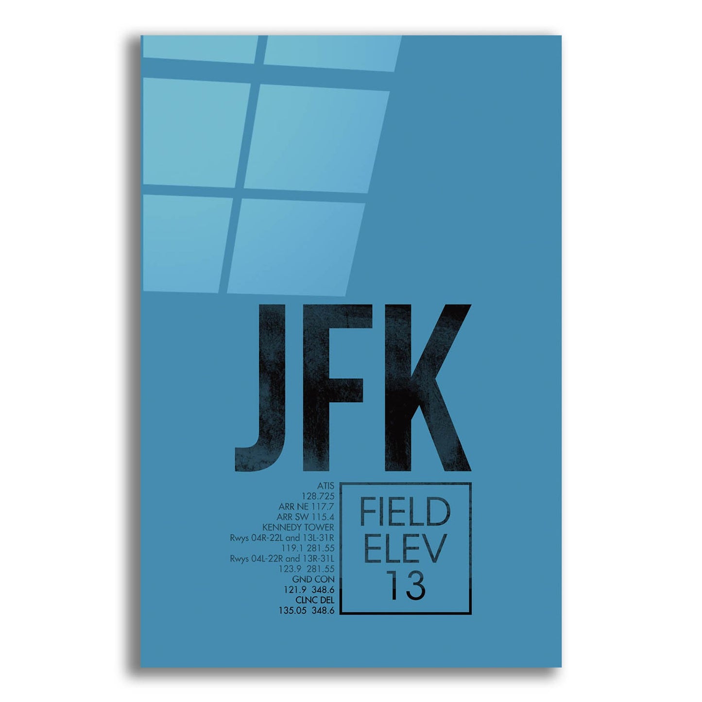 Epic Art 'JFK ATC' by O8 Left, Acrylic Glass Wall Art