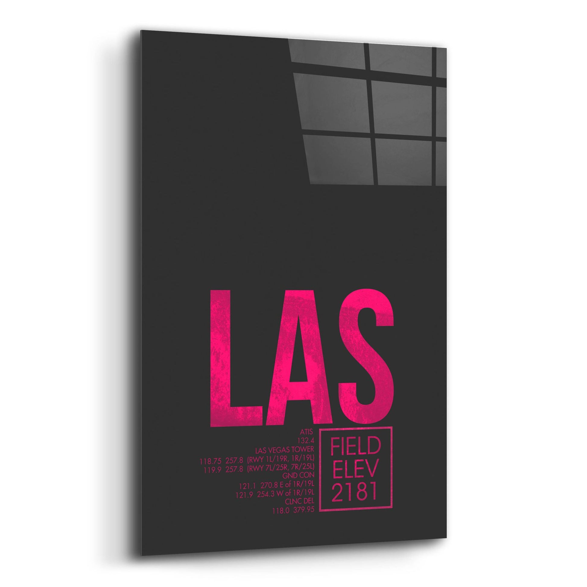 Epic Art 'LAS ATC' by O8 Left, Acrylic Glass Wall Art,12x16