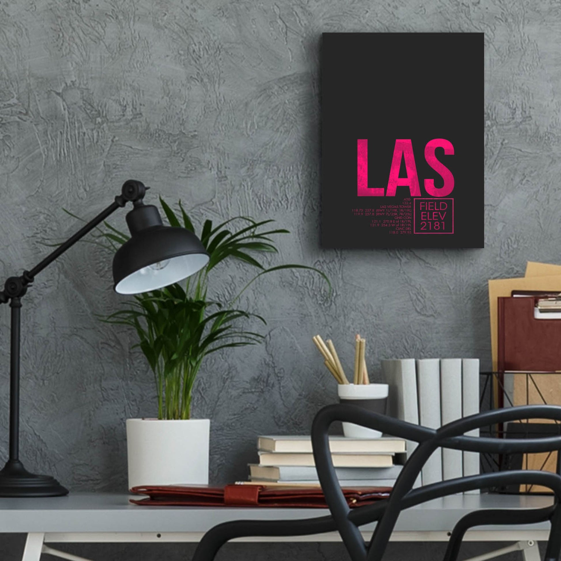 Epic Art 'LAS ATC' by O8 Left, Acrylic Glass Wall Art,12x16