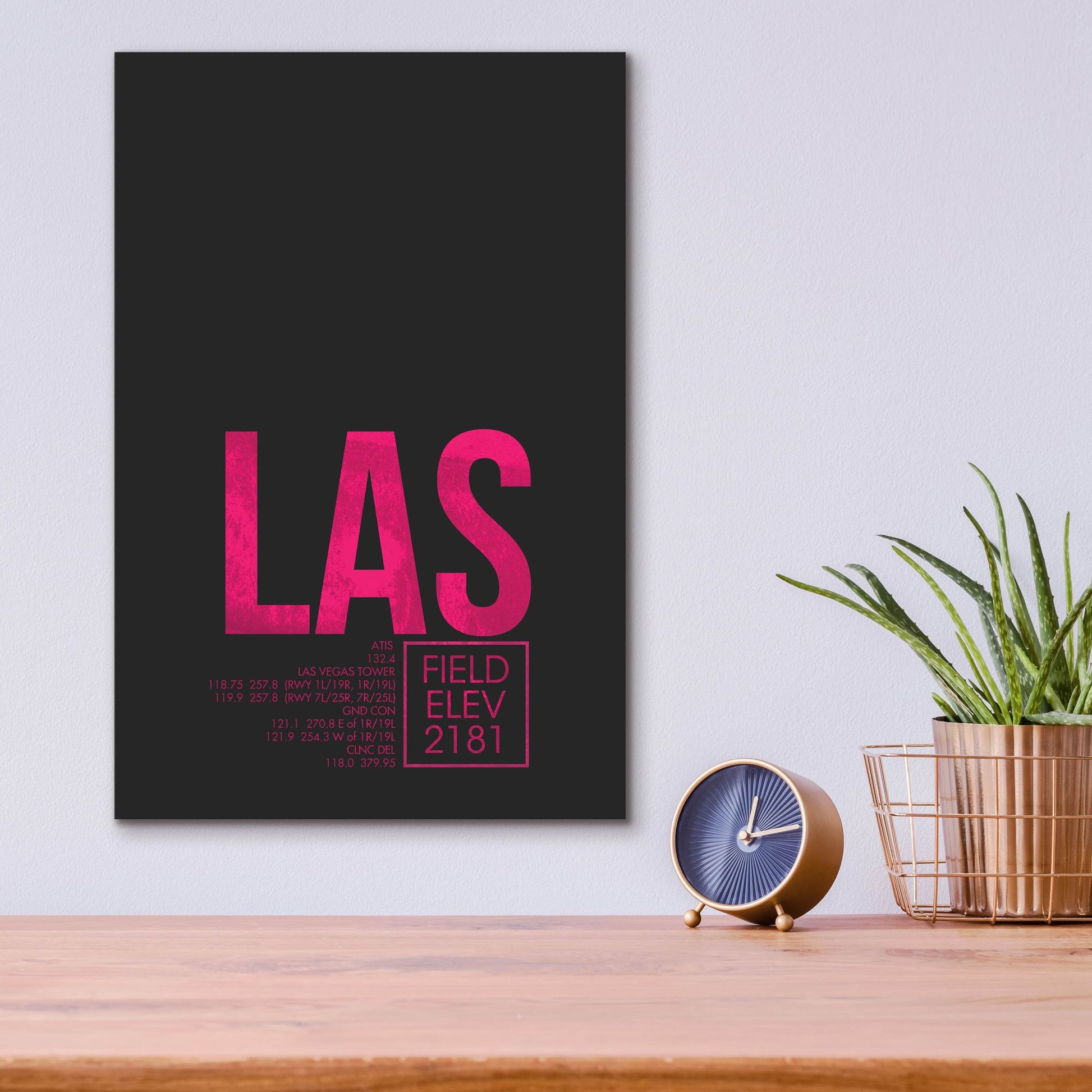 Epic Art 'LAS ATC' by O8 Left, Acrylic Glass Wall Art,12x16