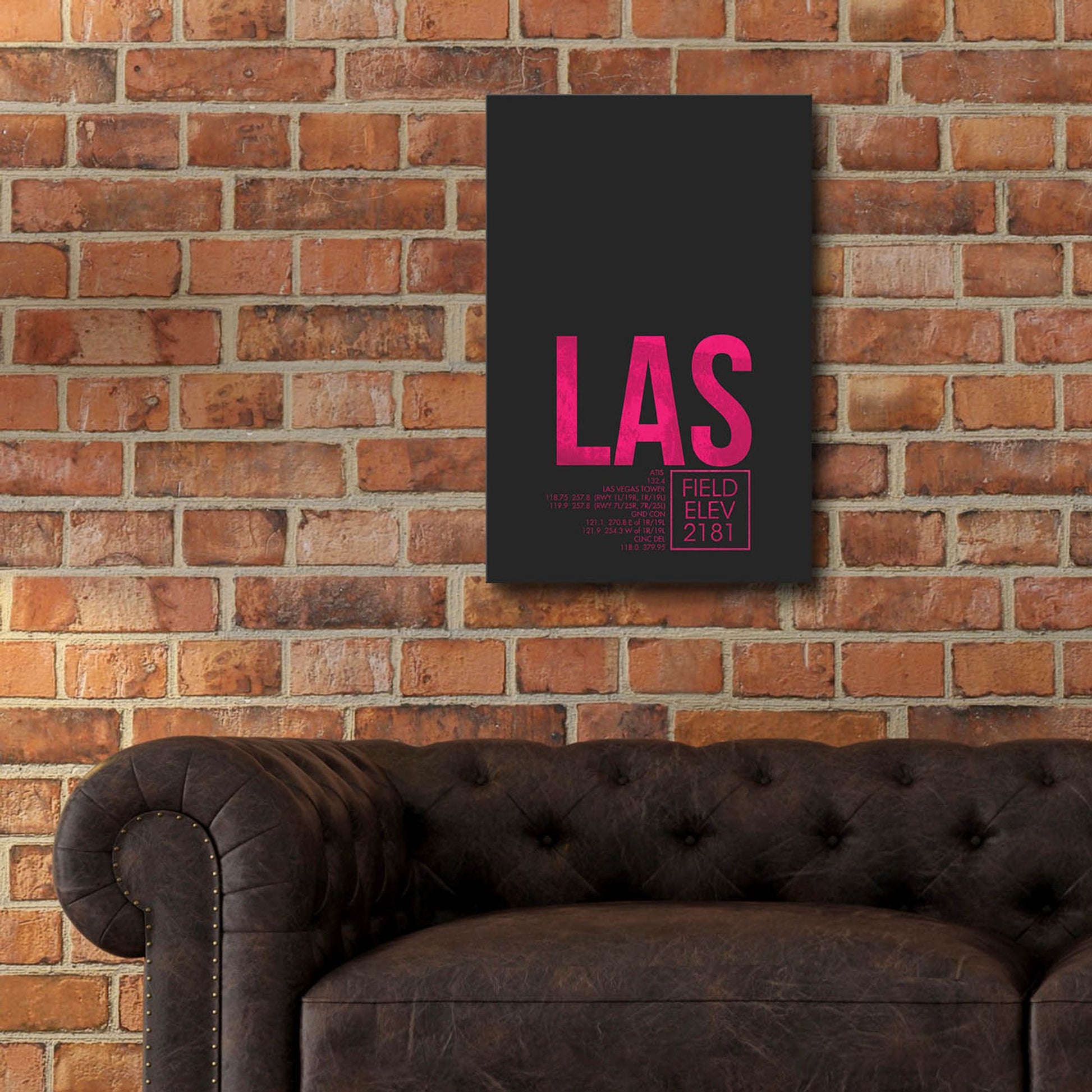 Epic Art 'LAS ATC' by O8 Left, Acrylic Glass Wall Art,16x24