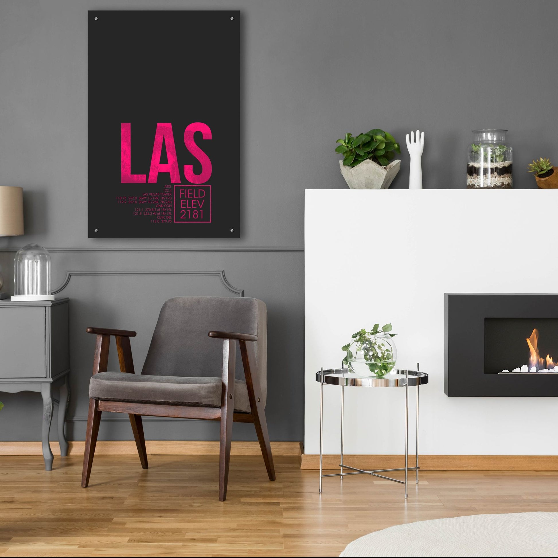 Epic Art 'LAS ATC' by O8 Left, Acrylic Glass Wall Art,24x36