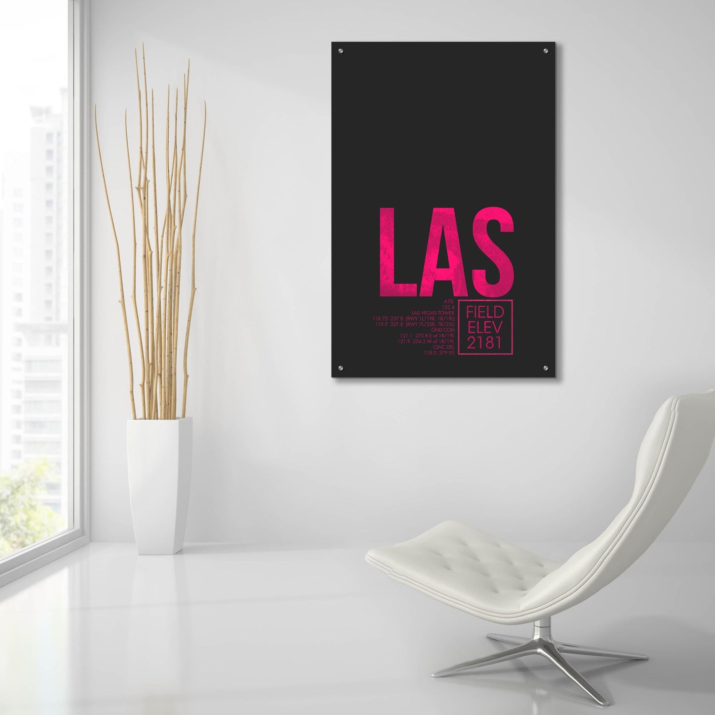 Epic Art 'LAS ATC' by O8 Left, Acrylic Glass Wall Art,24x36