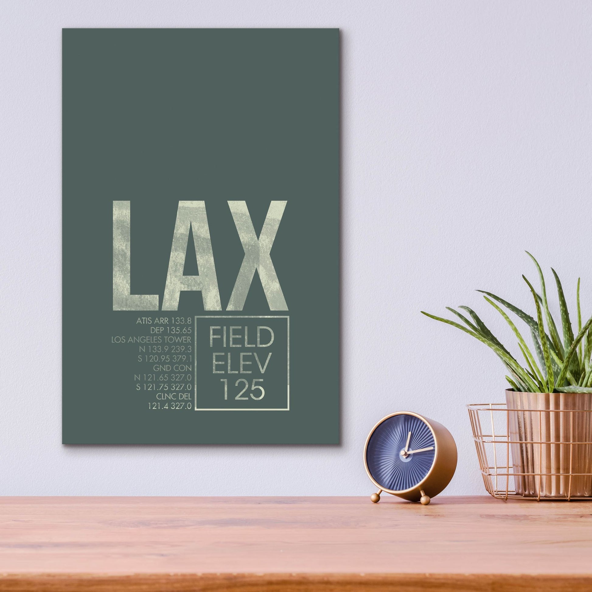 Epic Art 'LAX ATC' by O8 Left, Acrylic Glass Wall Art,12x16