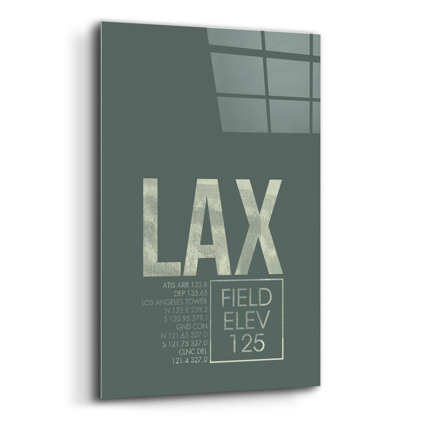 Epic Art 'LAX ATC' by O8 Left, Acrylic Glass Wall Art,16x24