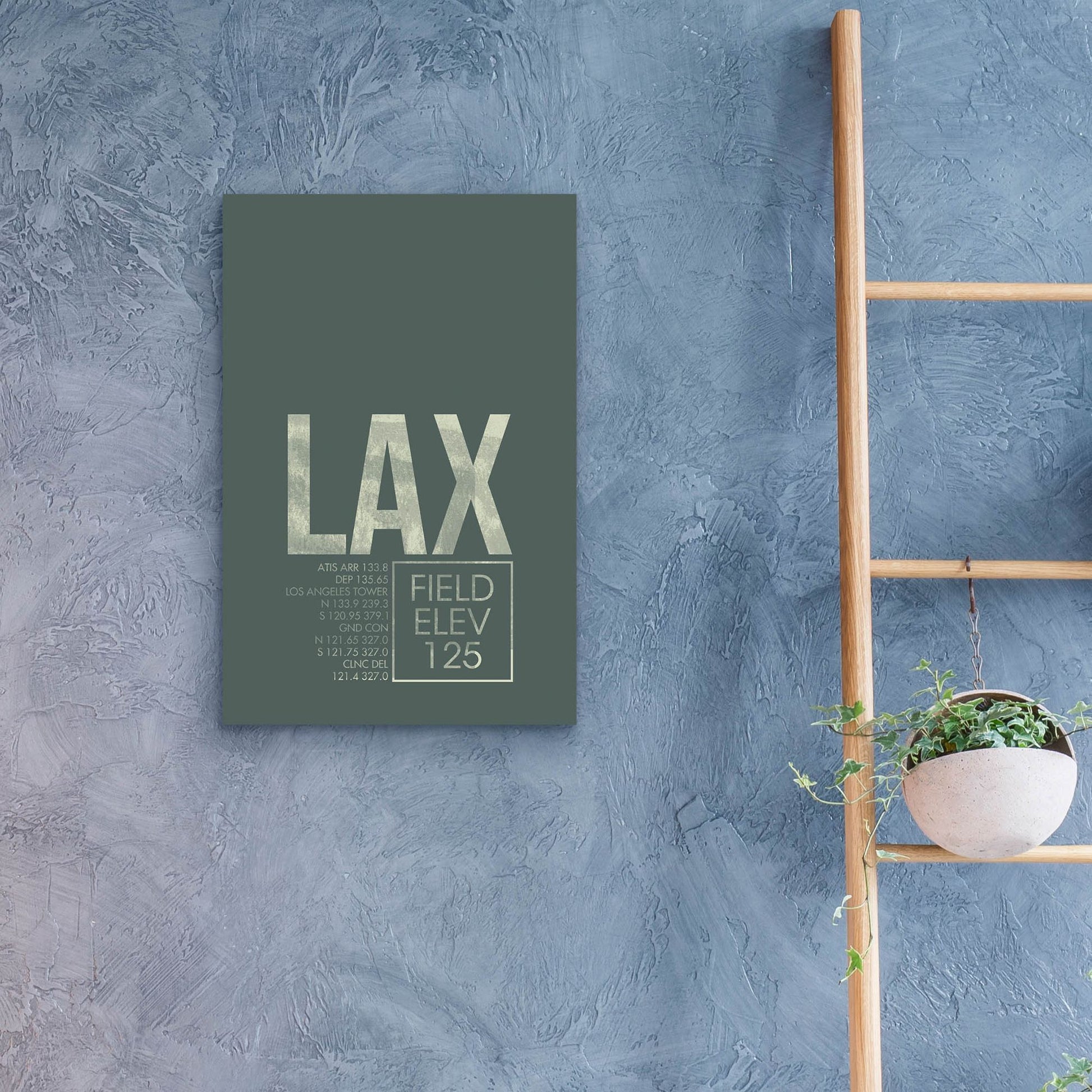 Epic Art 'LAX ATC' by O8 Left, Acrylic Glass Wall Art,16x24