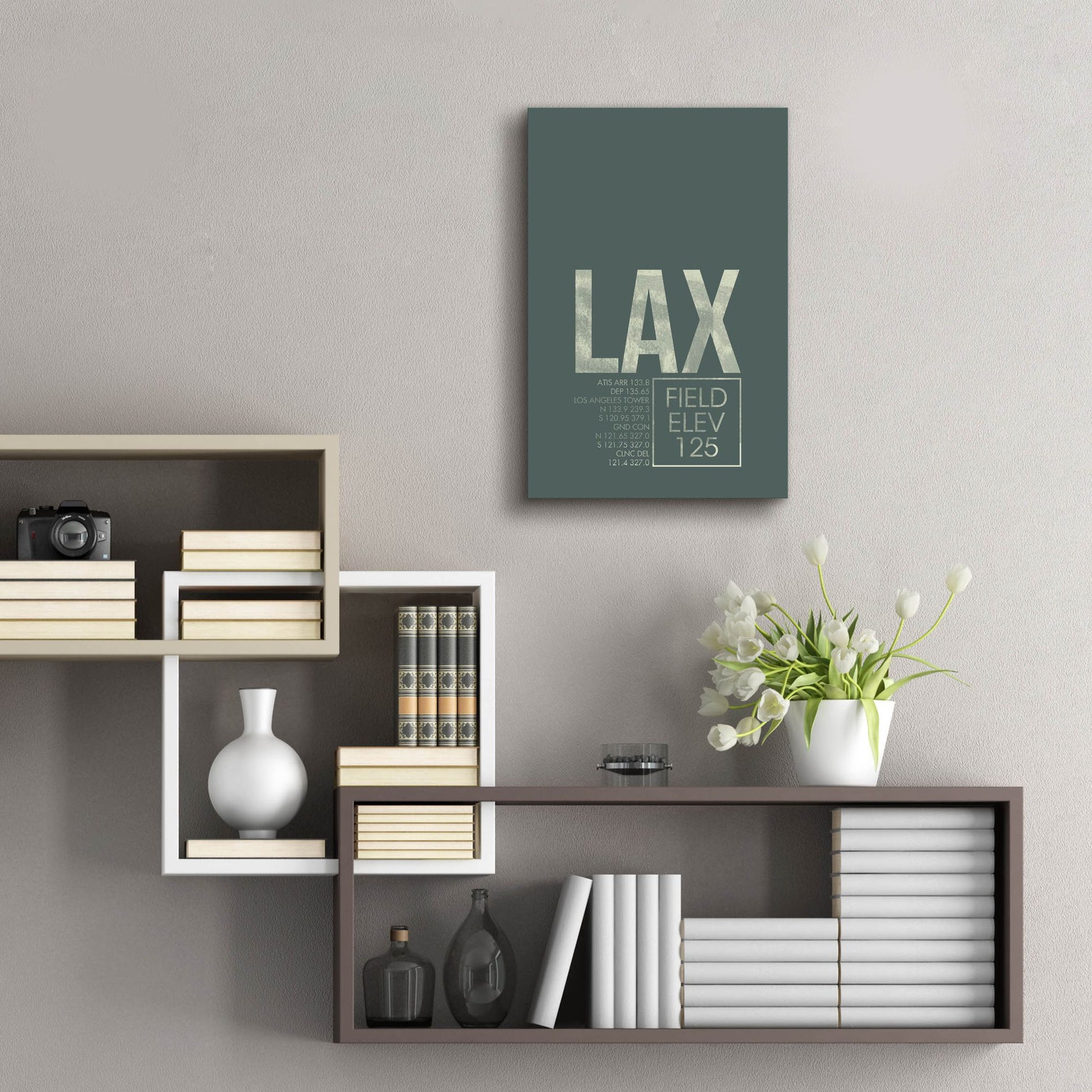 Epic Art 'LAX ATC' by O8 Left, Acrylic Glass Wall Art,16x24