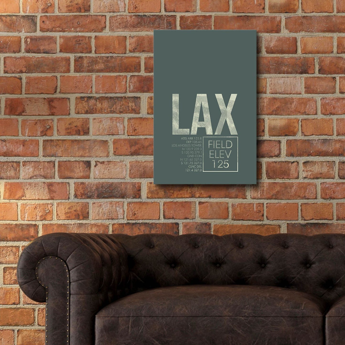 Epic Art 'LAX ATC' by O8 Left, Acrylic Glass Wall Art,16x24