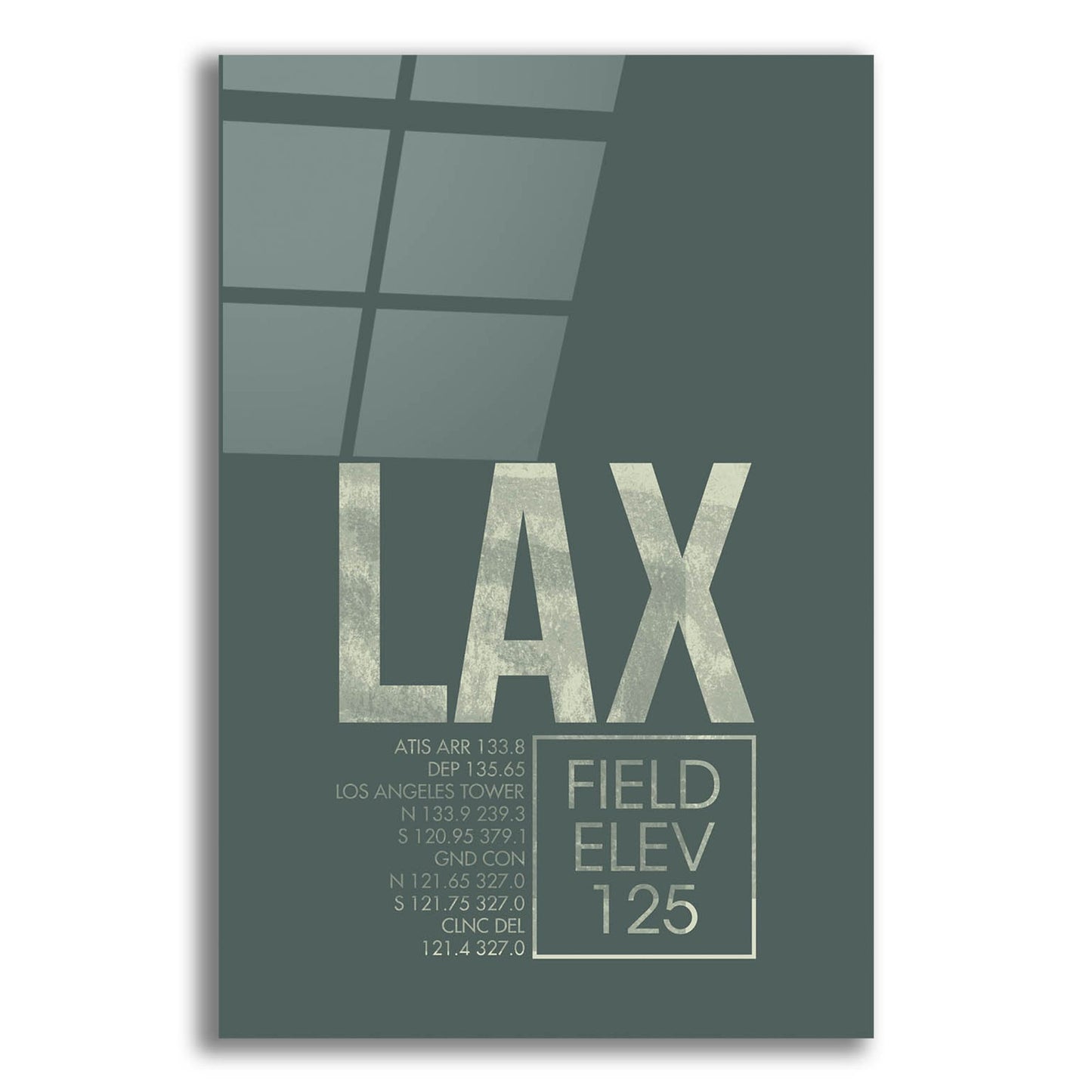 Epic Art 'LAX ATC' by O8 Left, Acrylic Glass Wall Art