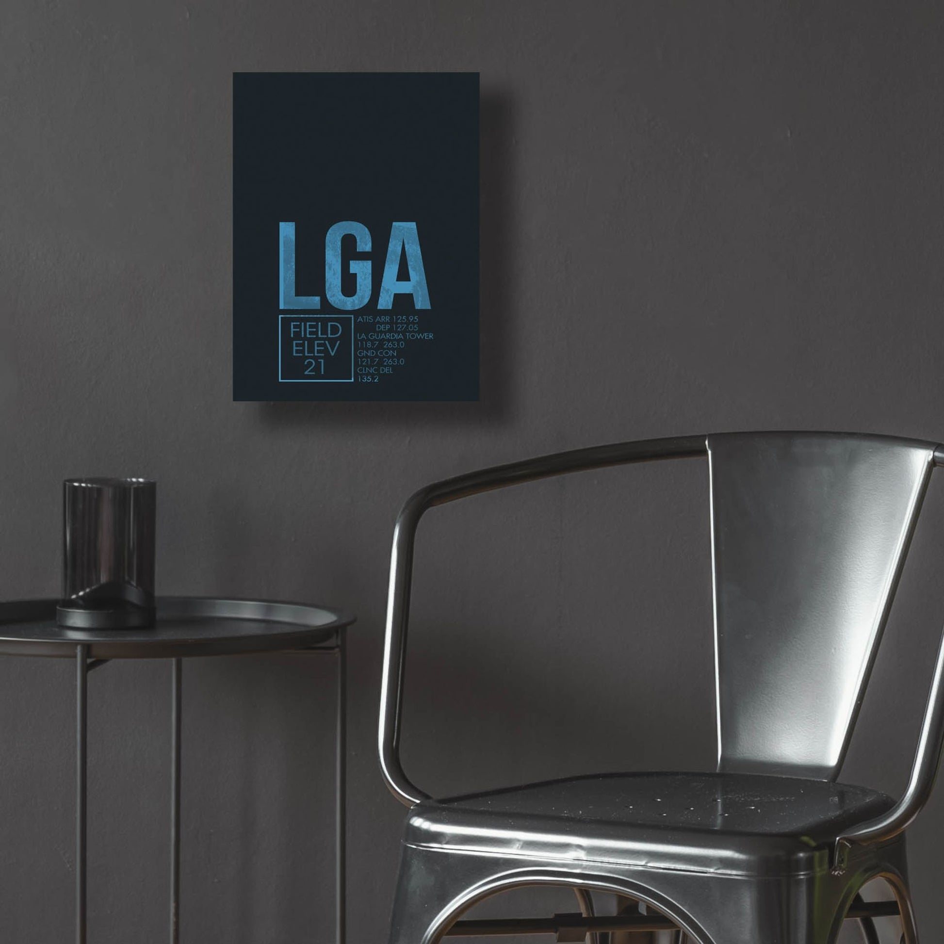 Epic Art 'LGA ATC' by O8 Left, Acrylic Glass Wall Art,12x16