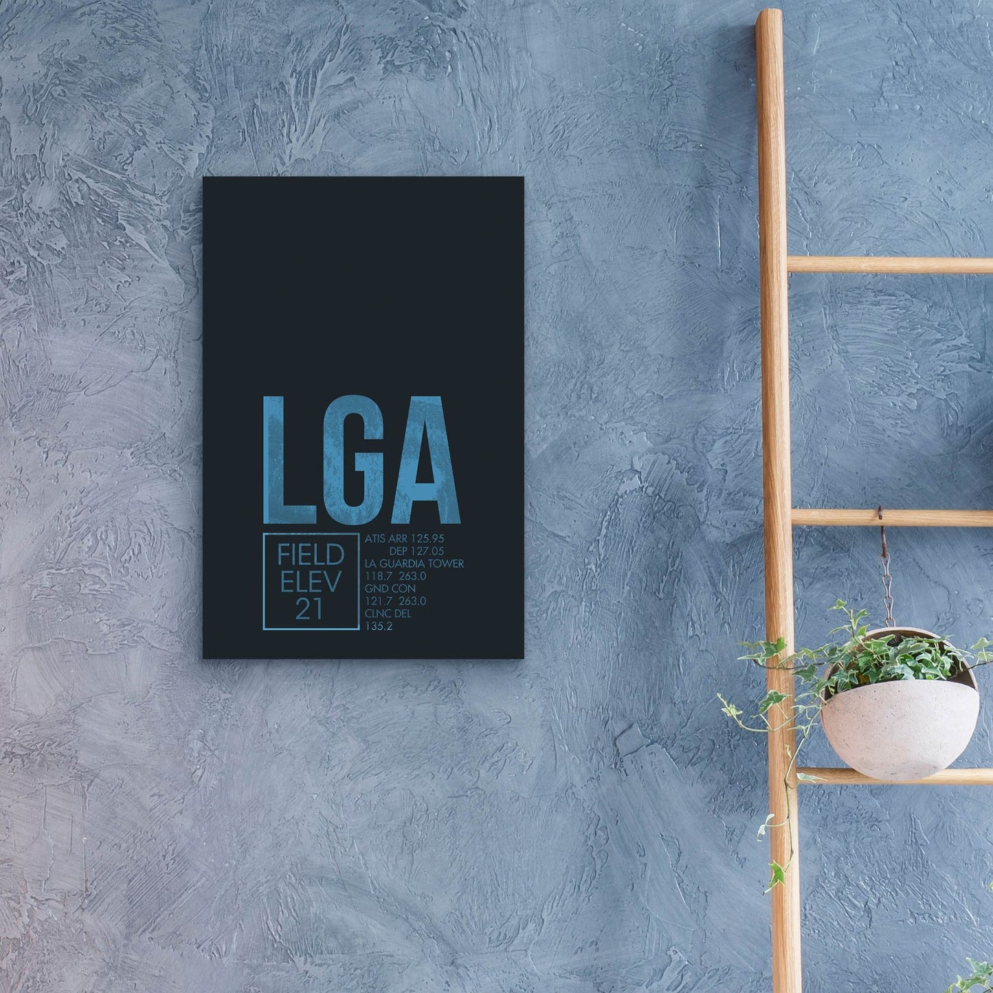 Epic Art 'LGA ATC' by O8 Left, Acrylic Glass Wall Art,16x24