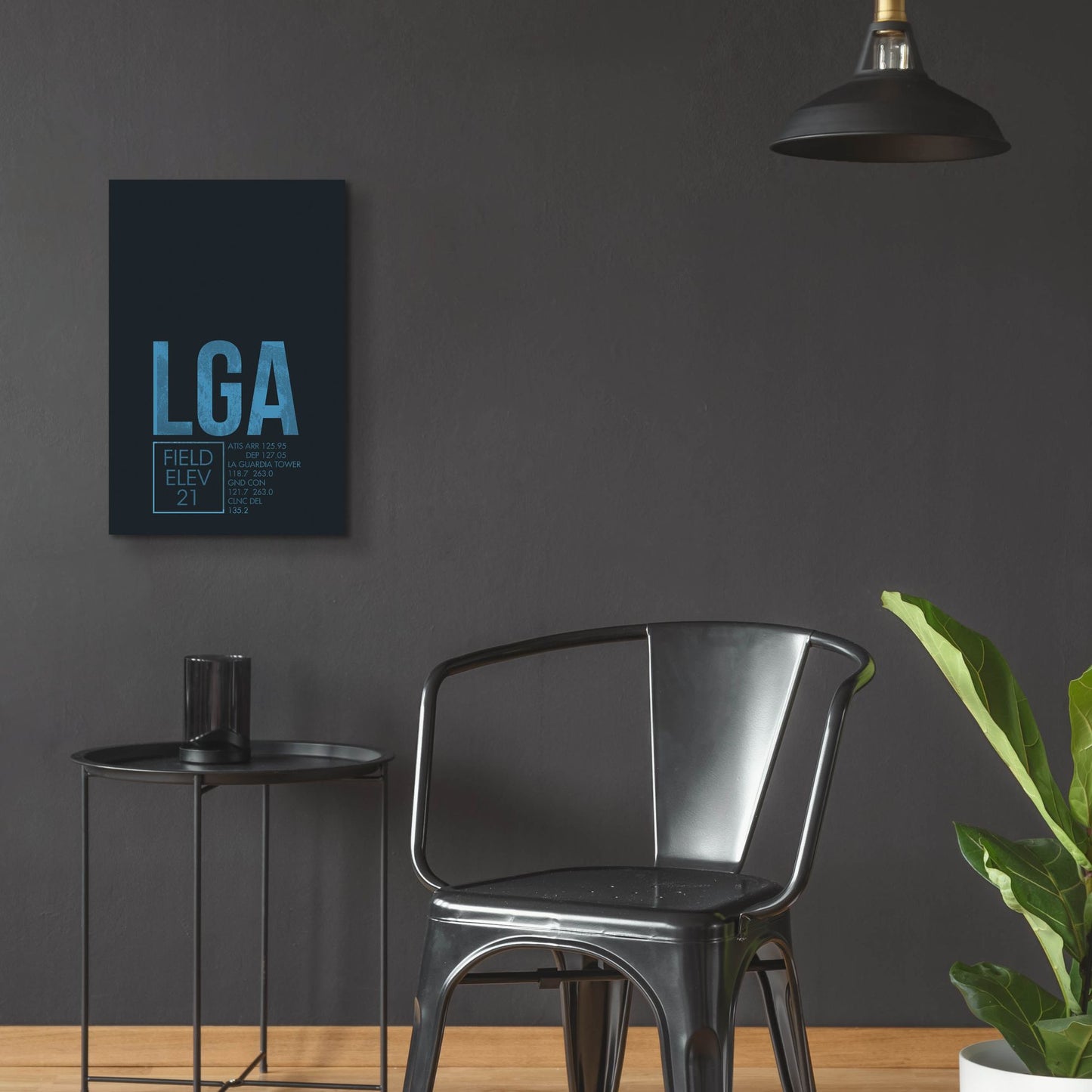 Epic Art 'LGA ATC' by O8 Left, Acrylic Glass Wall Art,16x24