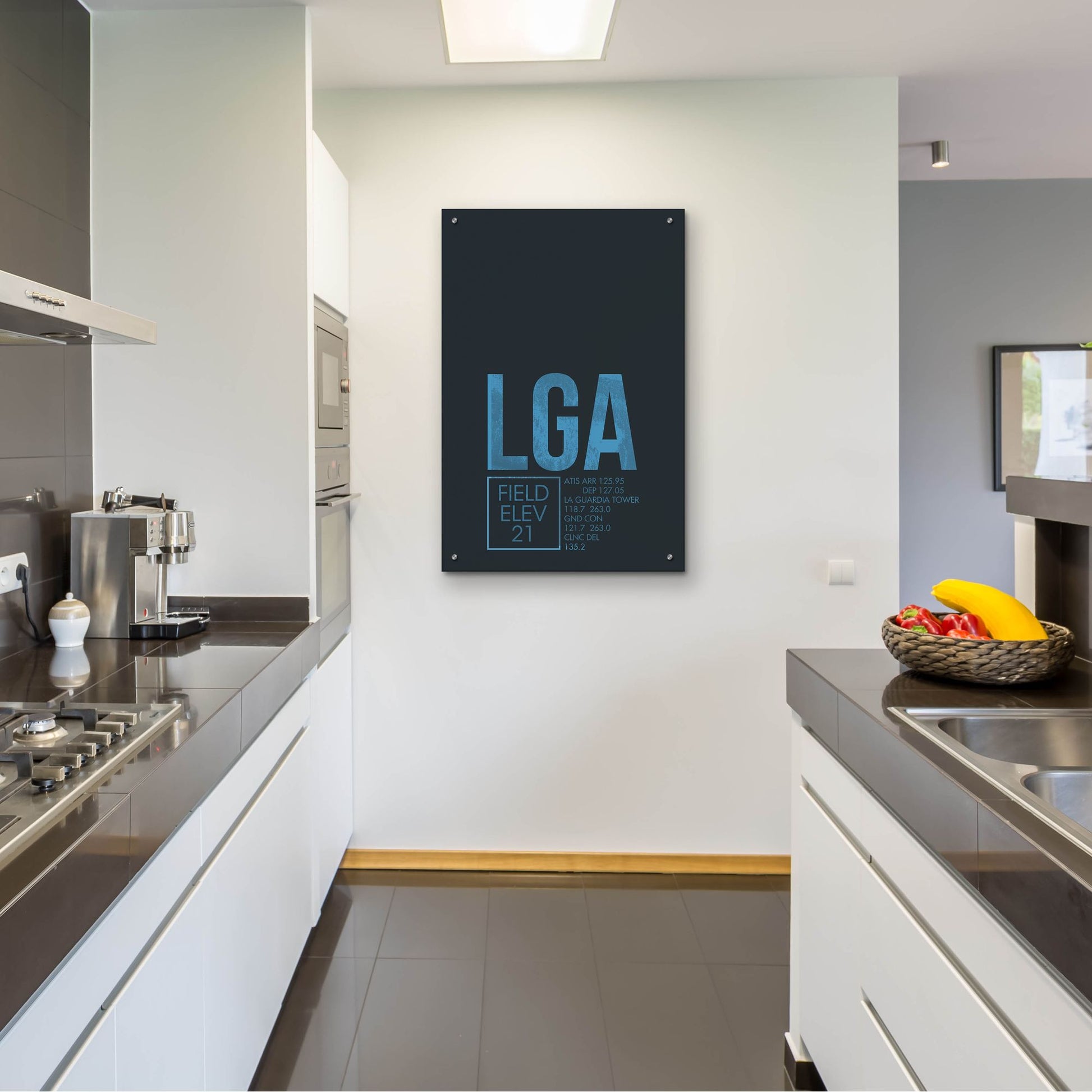 Epic Art 'LGA ATC' by O8 Left, Acrylic Glass Wall Art,24x36