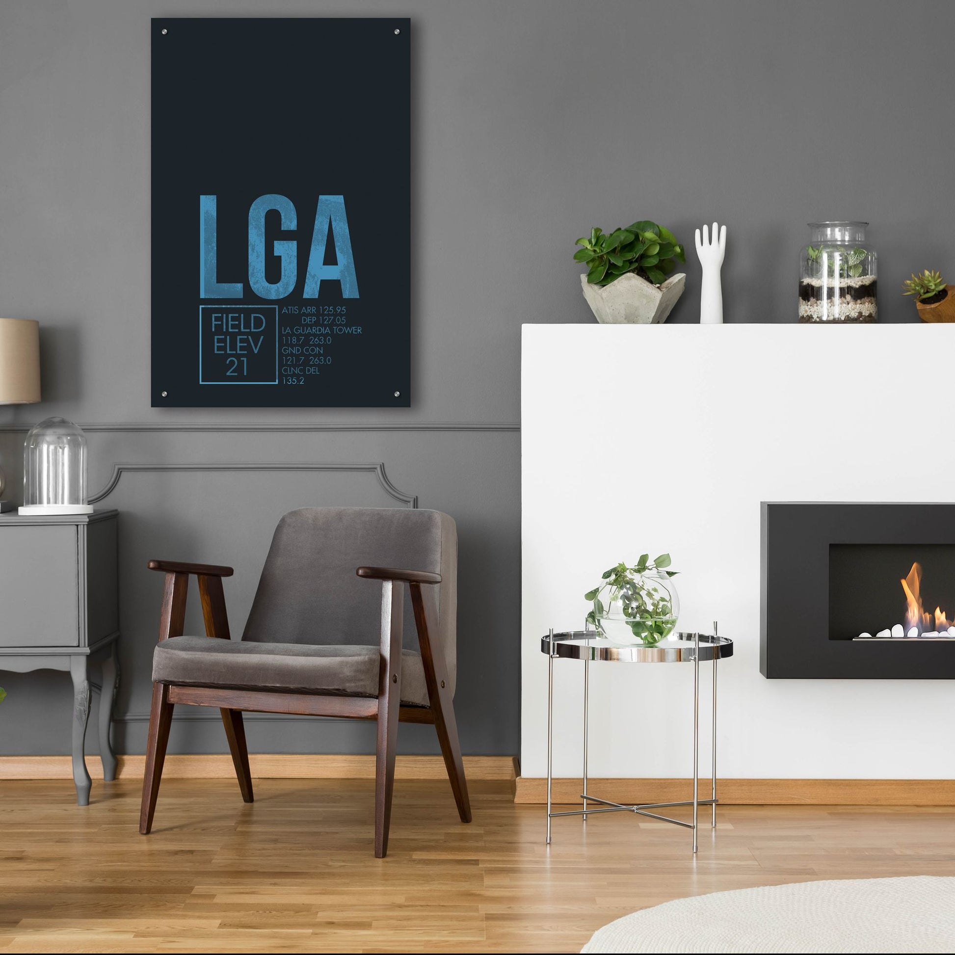 Epic Art 'LGA ATC' by O8 Left, Acrylic Glass Wall Art,24x36