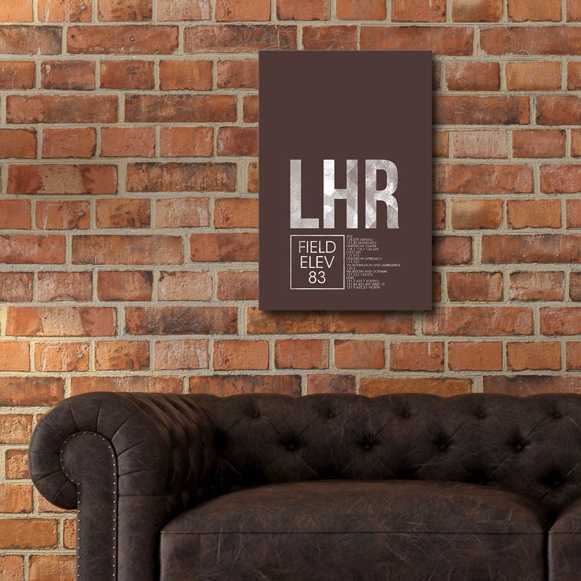 Epic Art 'LHR ATC' by O8 Left, Acrylic Glass Wall Art,16x24