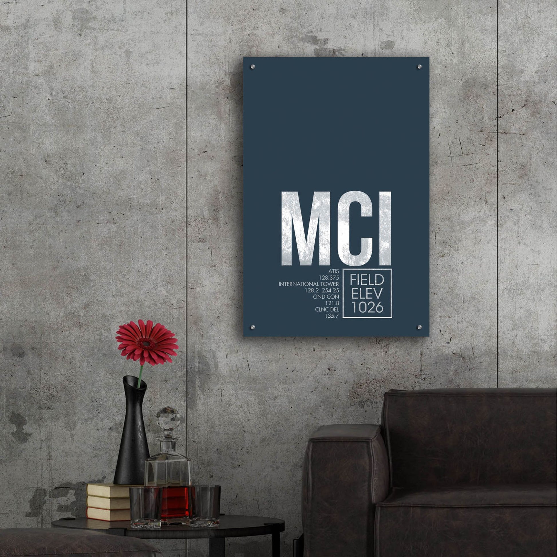 Epic Art 'MCI ATC' by O8 Left, Acrylic Glass Wall Art,24x36