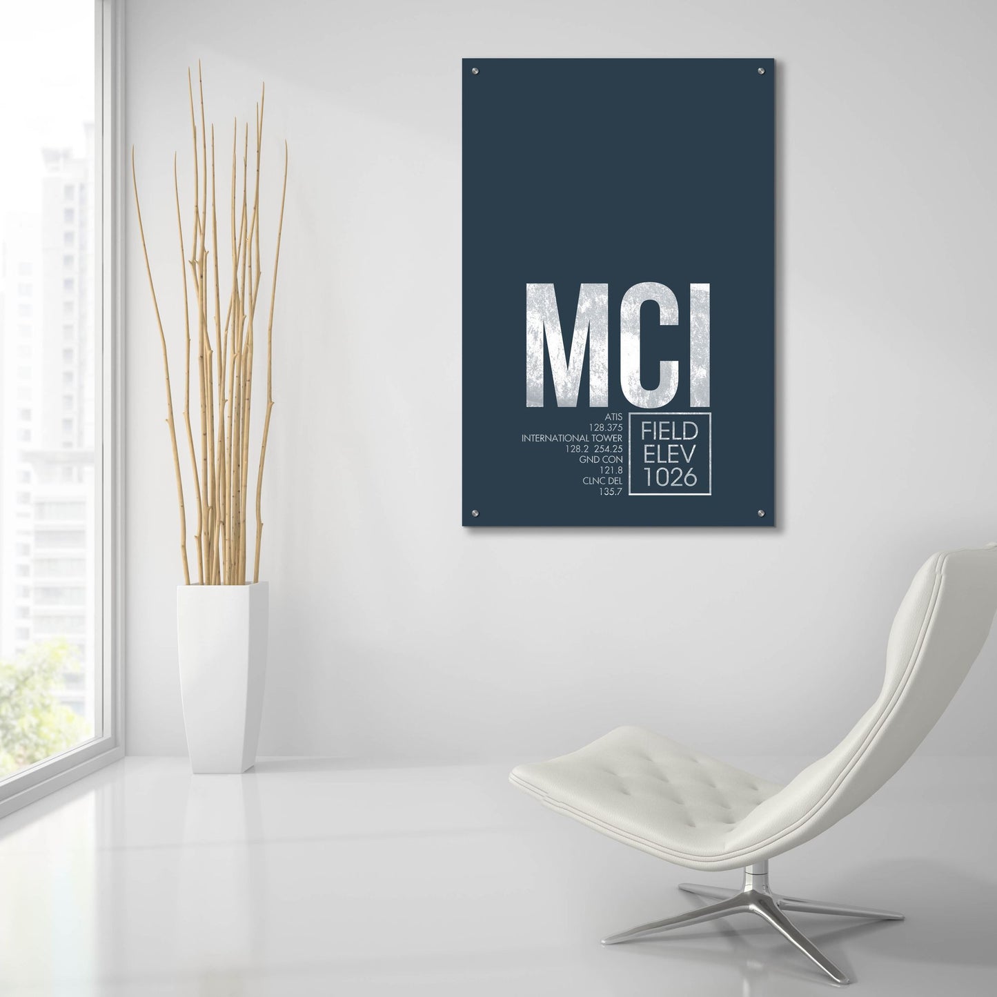 Epic Art 'MCI ATC' by O8 Left, Acrylic Glass Wall Art,24x36