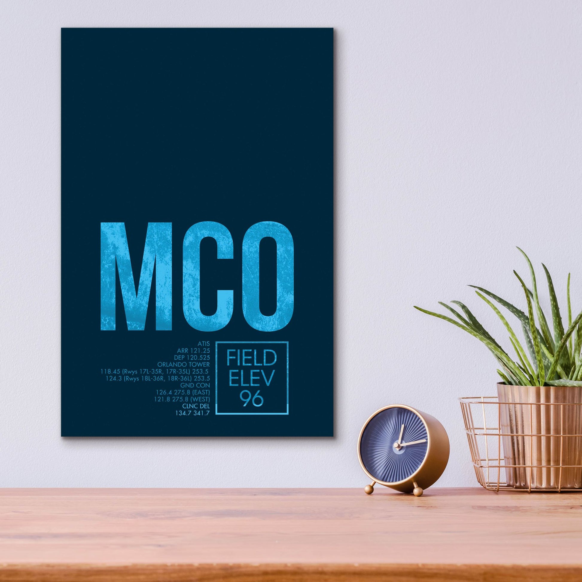 Epic Art 'MCO ATC' by O8 Left, Acrylic Glass Wall Art,12x16