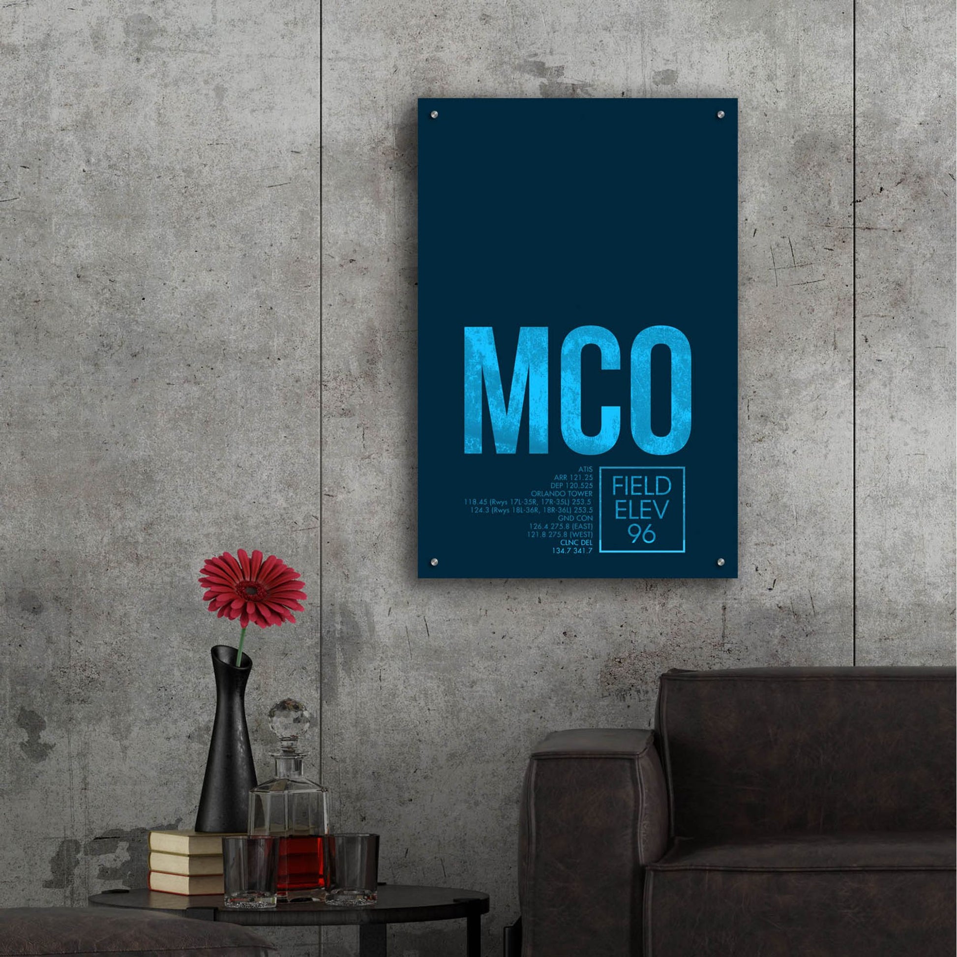 Epic Art 'MCO ATC' by O8 Left, Acrylic Glass Wall Art,24x36