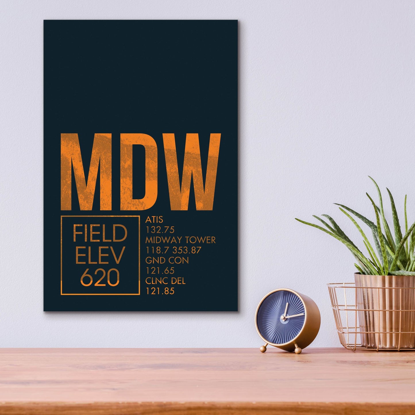 Epic Art 'MDW ATC' by O8 Left, Acrylic Glass Wall Art,12x16