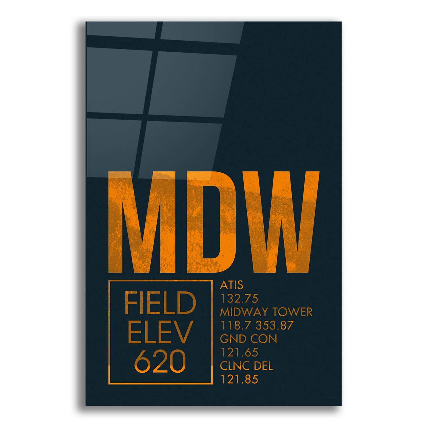 Epic Art 'MDW ATC' by O8 Left, Acrylic Glass Wall Art,12x16