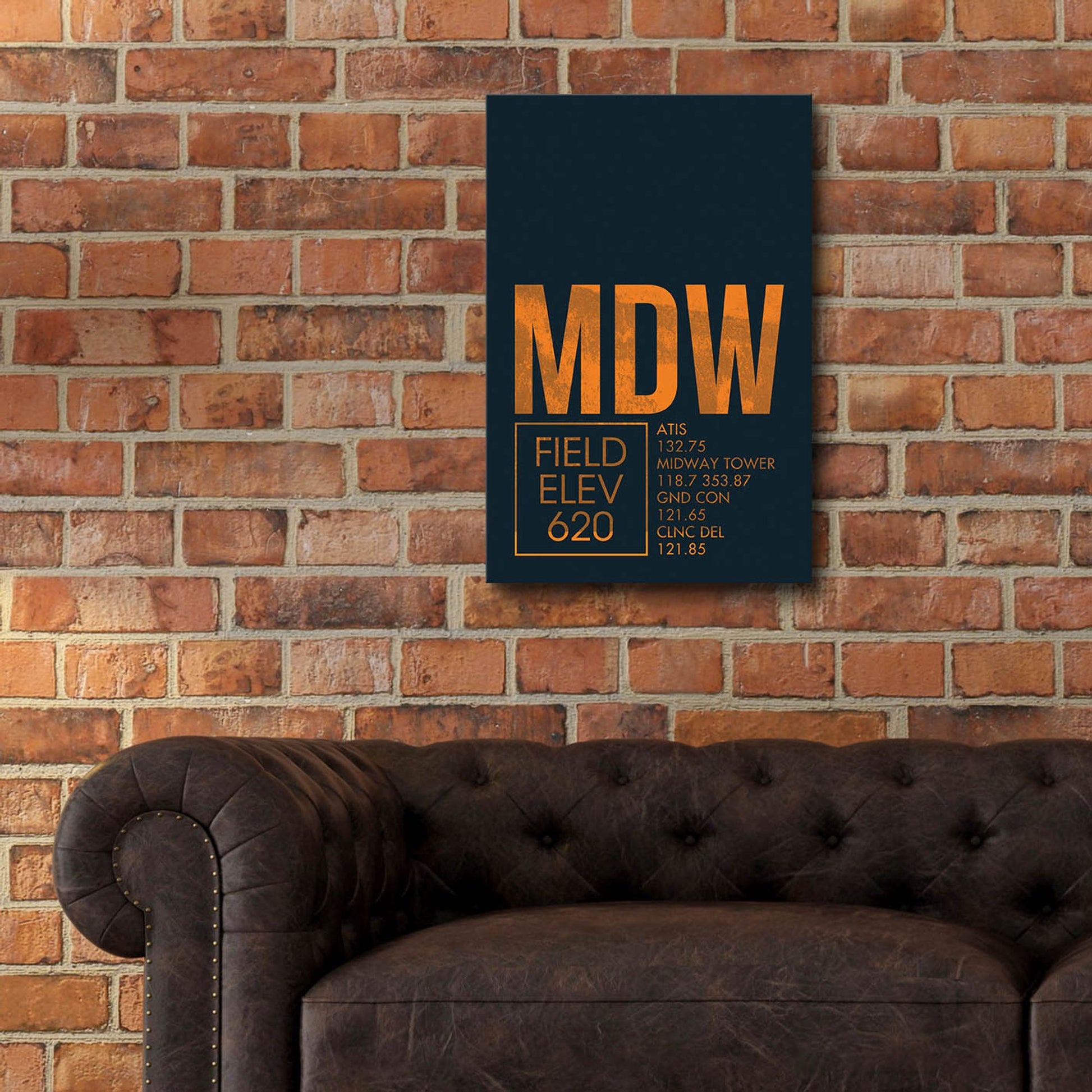 Epic Art 'MDW ATC' by O8 Left, Acrylic Glass Wall Art,16x24