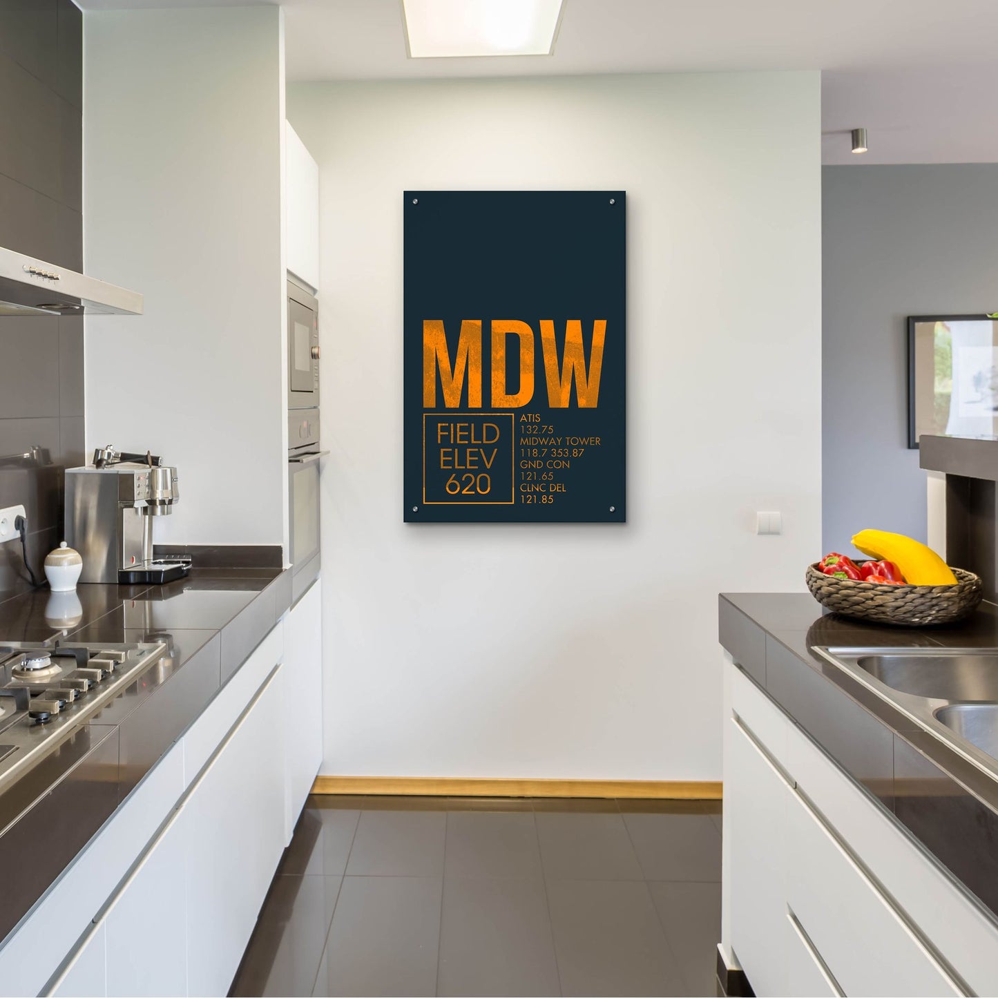 Epic Art 'MDW ATC' by O8 Left, Acrylic Glass Wall Art,24x36